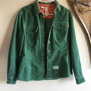 Vintage green corduroy jacket